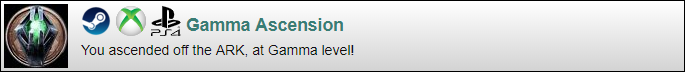 Gamma Ascension - Official ARK - Survival Evolved Wiki
